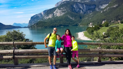 Lago di Molveno con bambini