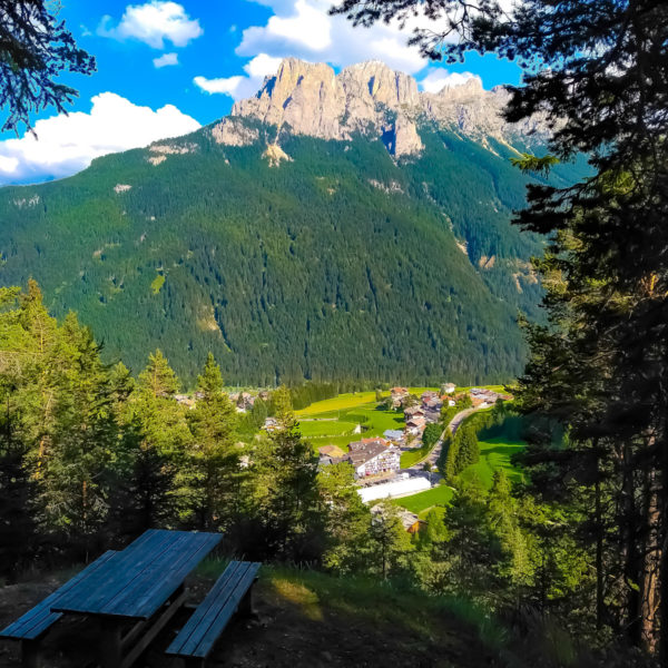 Panorama su Vigo di Fassa